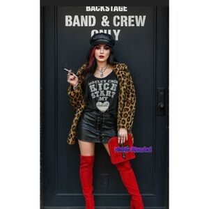 Motley Crue Sweatshirt Kickstart My Heart Graffiti Rock Grunge alt egirl Goth